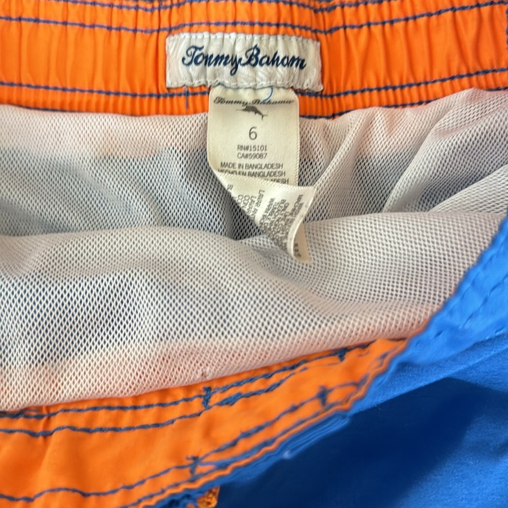 Tommy Bahama lot (2 trunks 1 shirt) All Youth size 6 - Picture 4 of 4